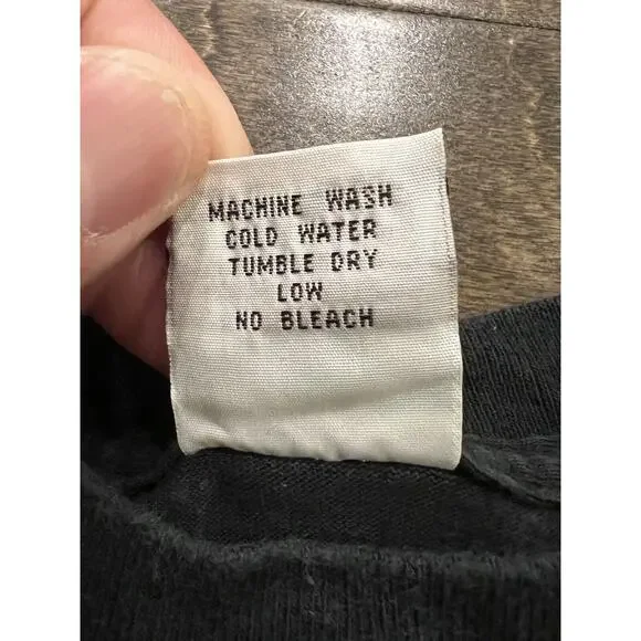 Vtg World Xpress Mens Black NFL St Louis Rams Long Sleeve Shirt Size XL USA - Picture 6 of 8